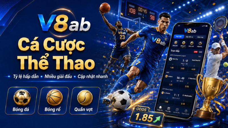 Vận động viên bóng đá, bóng rổ, quần vợt với smartphone hiển thị giao diện cá cược thể thao